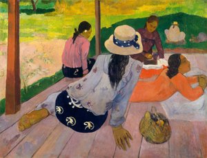 De siësta door Paul Gauguin