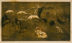 Das Universum wird erschaffen door Paul Gauguin
