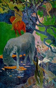 Het witte paard, 1898 1939 door Paul Gauguin