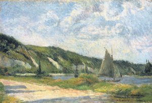 De kliffen van La Bouille, 1884