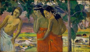 Drie Tahitiaanse vrouwen, 1896