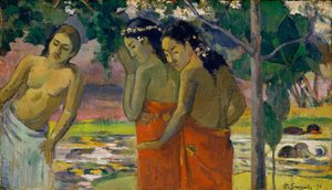 Drie Tahitiaanse vrouwen door Paul Gauguin