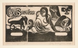 Titel voor Le Sourire door Paul Gauguin
