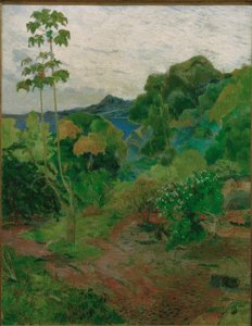 Tropisch Landschap door Paul Gauguin