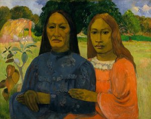 Twee Vrouwen door Paul Gauguin