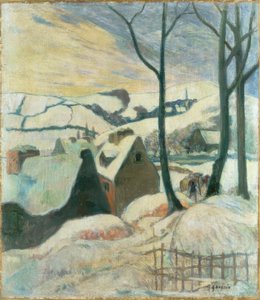 Dorp onder de Sneeuw
