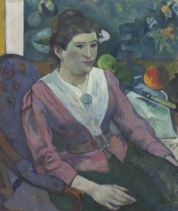 Vrouw Voor een Stilleven van Cézanne