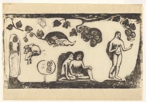 Vrouwen, Dieren en Bladeren door Paul Gauguin