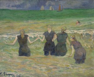Badende vrouwen door Paul Gauguin