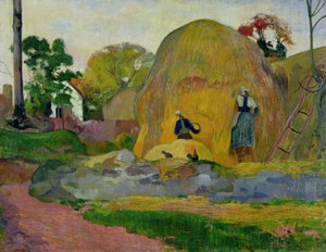 Gele hooibergen, of Gouden oogst, 1889
