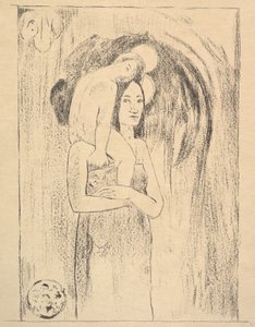 La Orana Maria, 1894-95 door Paul Gauguin