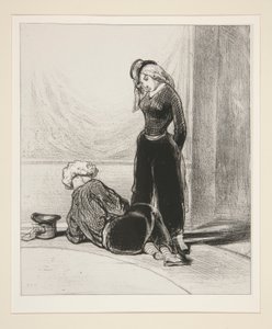 (EN DEBARDEURS.) door Paul Gavarni
