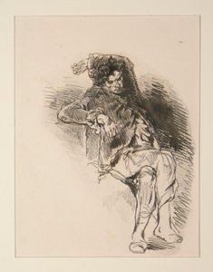 (LE REPOS.) door Paul Gavarni