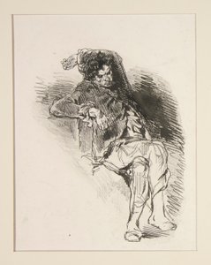 (LE REPOS.) door Paul Gavarni