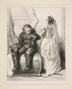 Allons, ma fille, de l door Paul Gavarni