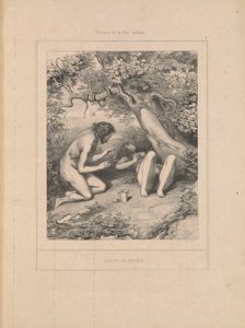 Voor de zonde, uit de serie Scènes de la vie intime door Paul Gavarni