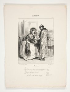 Bordereau door Paul Gavarni