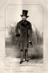 Costumes d Humann, 1843 door Paul Gavarni