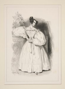 Eugenie Sauvage door Paul Gavarni