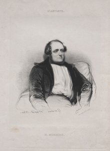 Henri (Bonaventure) Monnier door Paul Gavarni