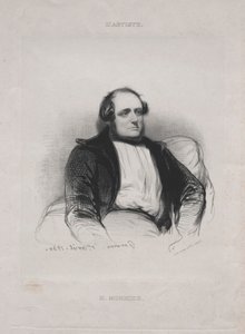 Henri Bonaventure Monnier door Paul Gavarni