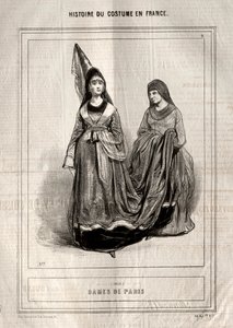 Geschiedenis van het kostuum in Frankrijk: Dames van Parijs