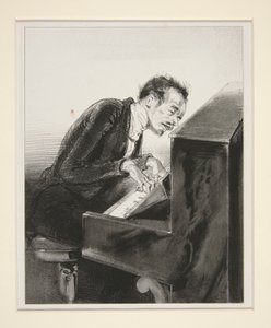 IMPROVISATIES MELANCHOLISCH. door Paul Gavarni