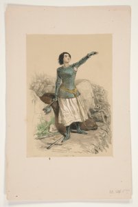 JEANNE D door Paul Gavarni