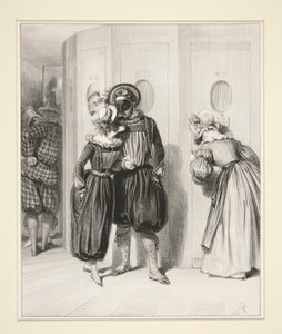 De gang van de loges om middernacht