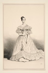 La Princesse Helene, Duchesse d door Paul Gavarni