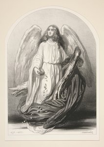De roep van liefdadigheid door Paul Gavarni