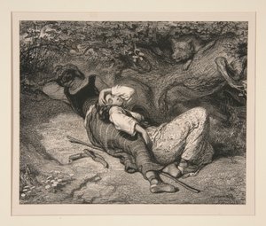 De Wolf door Paul Gavarni