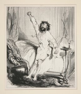 Het ontwaken van de leeuw door Paul Gavarni