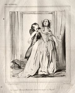 Les Actrices: Sac à papier! Monsieur Montmirail comme vous sanglez ma Majesté!