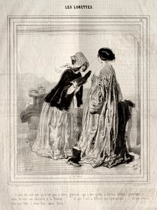 Les Lorettes door Paul Gavarni