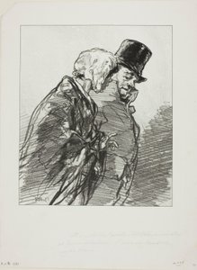Les Lorettes vieillies: ...En op het variétébal, Adolphe... door Paul Gavarni