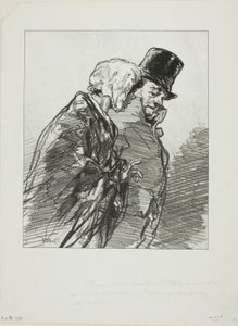 Les Lorettes vieillies: ...En op het variétébal, Adolphe... door Paul Gavarni