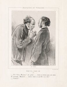 Masques et Visages: Par-ci, Par-la, 1850s