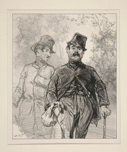 Messieurs les officiers de regiment en garnison dans la foret de Bondy