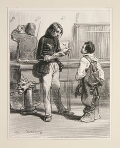 Mijn vriend, ik zou je zeggen dat ik erg gekweld ben... door Paul Gavarni