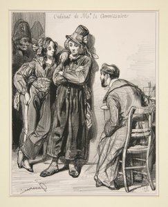 Nr. 2 - Wist u niet dat deze dans door de autoriteit verboden was? door Paul Gavarni