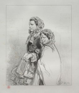 Par-ci, par-là: Mijn dochter heeft gezongen, 1854-1856 door Paul Gavarni