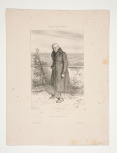 Negentig jaar (Chevallier, vader van Gavarni) door Paul Gavarni
