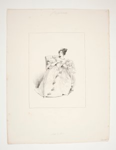 BALJURK. Jouenne Kapsel, Nattier Bloemen.