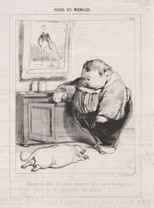 Revers des Médailles, 1842 door Paul Gavarni