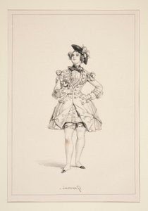 SOLDAT AUX GARDES. door Paul Gavarni