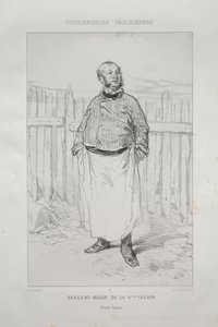 Sergeant - Majoor van het Nde Legioen door Paul Gavarni