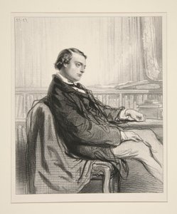 Theodore de Banville door Paul Gavarni