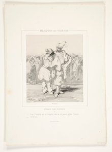 Une pierrette qui se respecte, vois-tu, n door Paul Gavarni