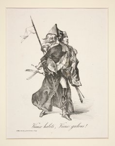 Vieux habits, Vieux galons! door Paul Gavarni